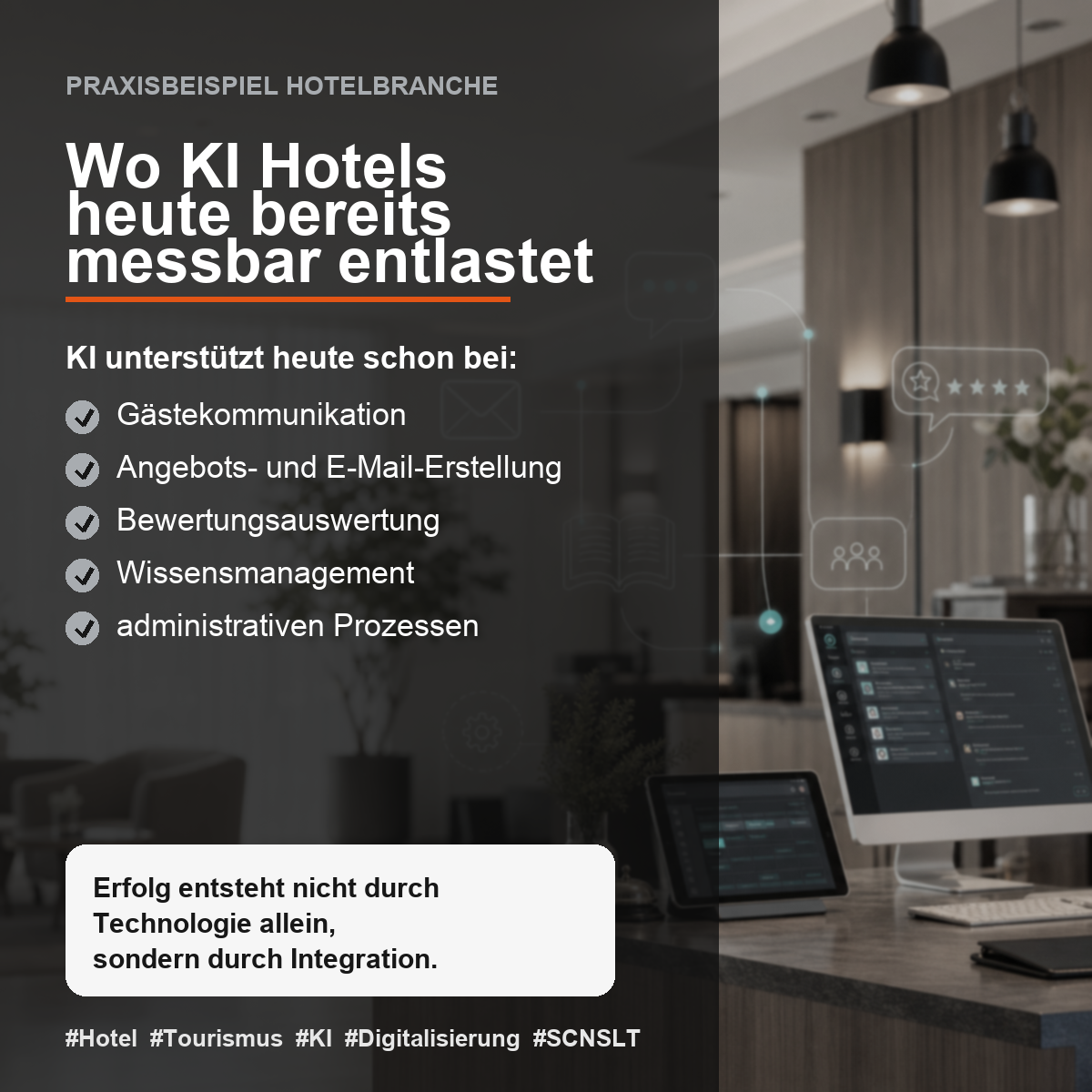 Wo KI Hotels heute bereits messbar entlastet
